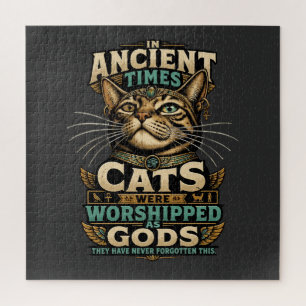 Antike Tabby-Katzenattitüde Puzzle