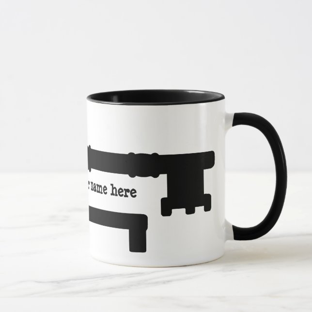 Antike Tasten niedlich Tasse (Rechts)