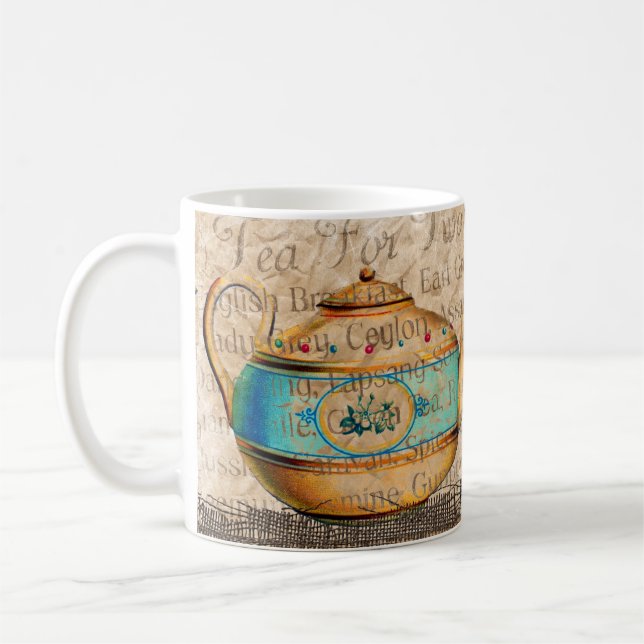 Antike Teekanne Kaffeetasse (Links)