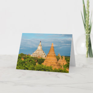 Antike Tempel und Pagoden Bagan Karte