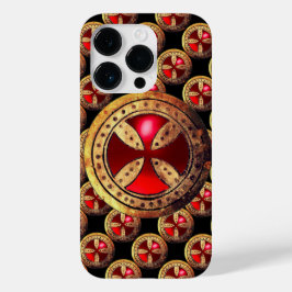 ANTIKE TEMPLAR CROSS Red Ruby Gem Case-Mate iPhone Hülle