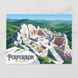 Antike thrakische Stadt Perperikon Bulgarien Postkarte