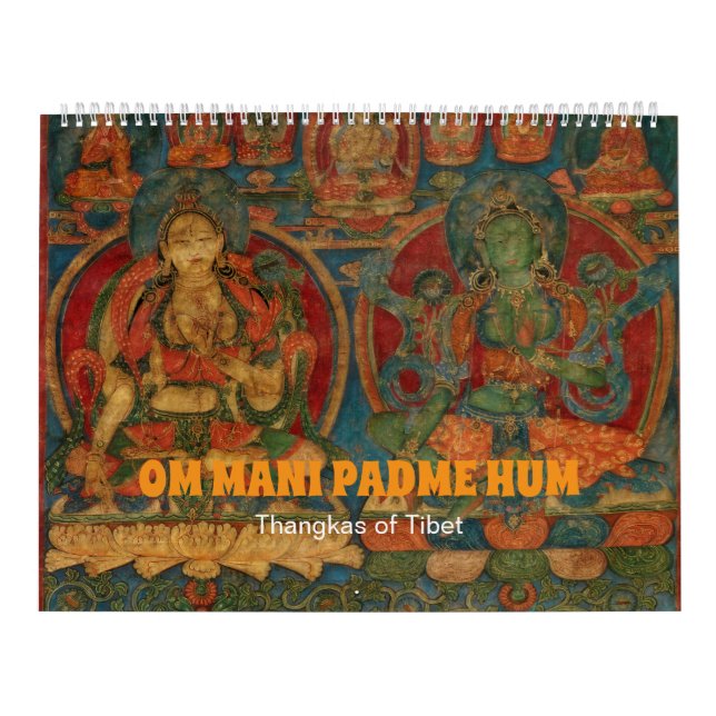 Antike tibetische Thangkas Kalender (Titelbild)
