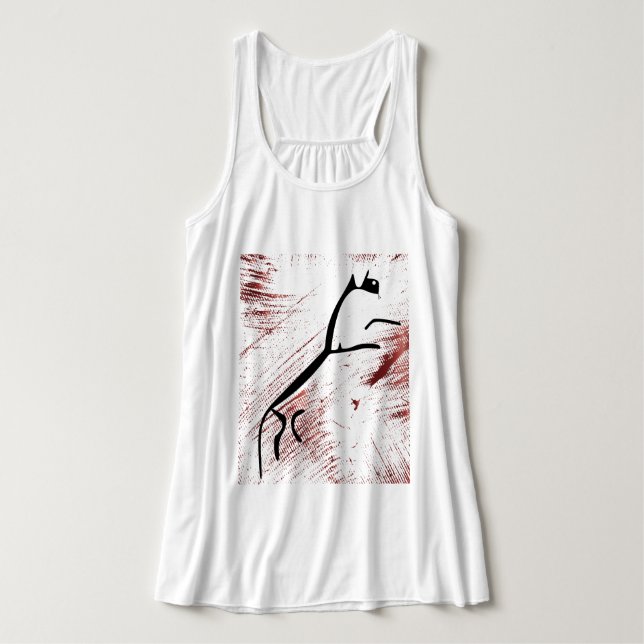 Antike Tiere - Uffington White Horse Tank Top (Design Vorderseite)