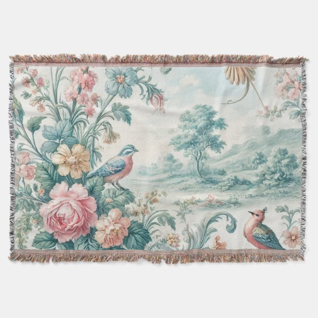 Antike Toile Decke (Vorderseite)