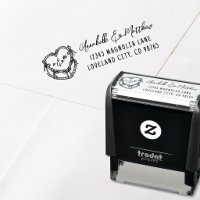 Antike Torte Handgezeichnete Hochzeits-Rücksendead