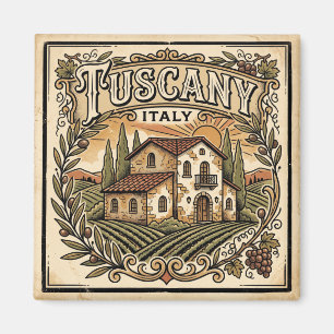 Antike Toskana-Italienische Villa Italien Magnet
