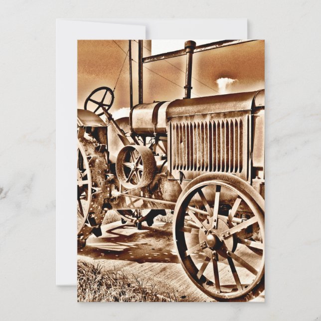 Antike Tractor Farm (Vorderseite)