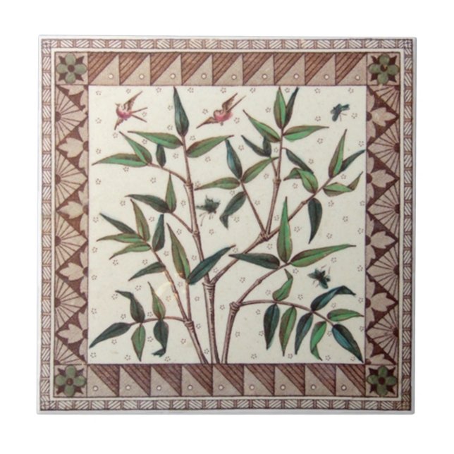 Antike Transferware der Wiedergabe-VT0043 Fliese (Vorderseite)