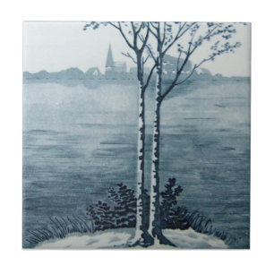 Antike Transferware der Wiedergabe-VT0066 Fliese