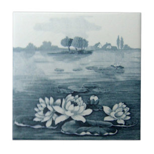 Antike Transferware der Wiedergabe-VT0068 Fliese