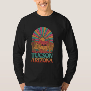 Antike Tucson Arizona Wüsten-Sonnenuntergang-Skyli T-Shirt