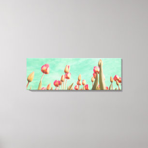 Antike Tulpen Blumen Frühling Gemälde Fine Art Leinwanddruck