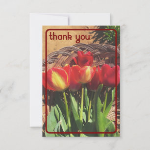 Antike Tulpen Dankeskarten Dankeskarte