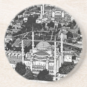 Antike Türkei Istanbul Blaue Moschee Überblick 197 Untersetzer