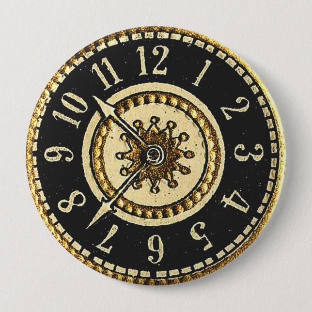 Antike Uhren Button (Vorderseite)