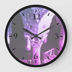 Antike unterirdische Zisterne Basilika groß Istanb Große Wanduhr