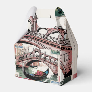 Antike Venedig Gondel Geschenk Geschenkschachtel