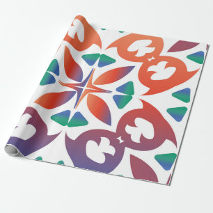 Antike verzierte Fliesen talavera mexico. Geometri Geschenkpapier