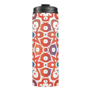 Antike verzierte Fliesen talavera mexico. Handgezo Thermosbecher