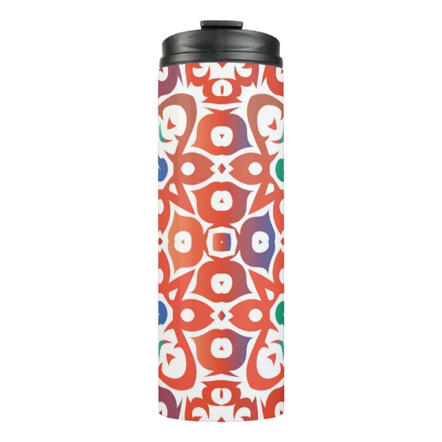 Antike verzierte Fliesen talavera mexico. Handgezo Thermosbecher (Vorderseite)