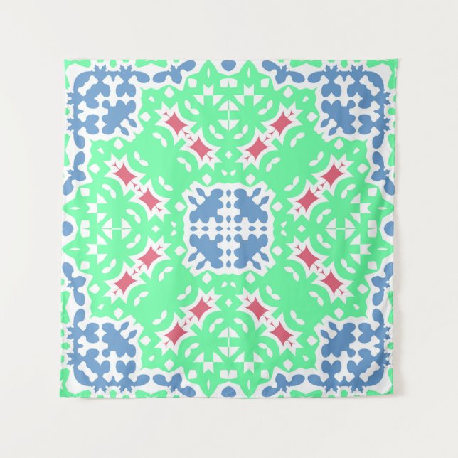 Antike verzierte Fliesen talavera mexico. Set der  Wandteppich (Vorderseite)