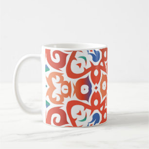 Antike verzierte Fliesen Talavera Mexiko. Handgeze Kaffeetasse