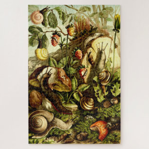 Antike viktorianische Ära 1890 Schnecken Puzzle
