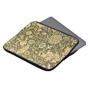 Antike viktorianische Gartenblumen von William Mor Laptopschutzhülle