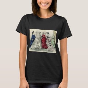 Antike viktorianische Hochzeitsgesellschaft Brautp T-Shirt