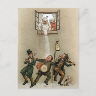 Antike viktorianische postkarte