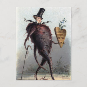 Antike viktorianische postkarte