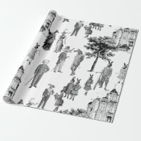 antike viktorianische Tiere Toile anthropomorph