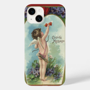 Antike viktorianische Valentinstag, Cupidos Nachri Case-Mate iPhone 14 Hülle