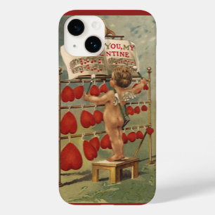Antike viktorianische Valentinstagskarten, Cupid u Case-Mate iPhone Hülle