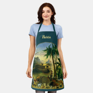 Antike viktorianische Volkskunst, Noahs Arche von  Schürze