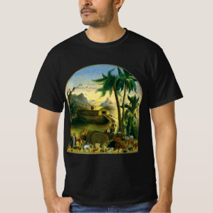 Antike viktorianische Volkskunst, Noahs Arche von T-Shirt