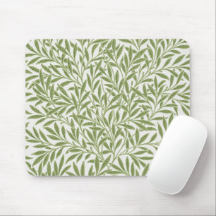 Antike viktorianische Weidenblätter von William Mo Mousepad