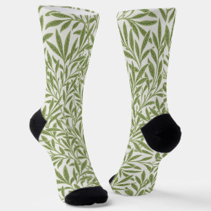 Antike viktorianische Weidenblätter von William Mo Socken