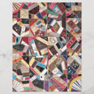 Antike, Viktorianische Zeit, verrückte Quilt