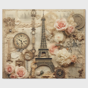 Antike Vintage-Geschichte Geschenkpapier