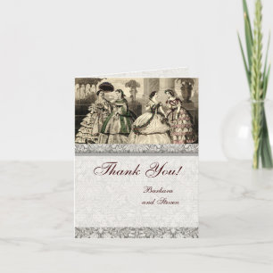Antike Vintage Hochzeit Danke