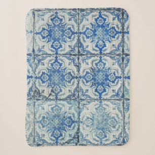 Antike vintage portugiesische Fliesenmuster - Azul Sherpadecke
