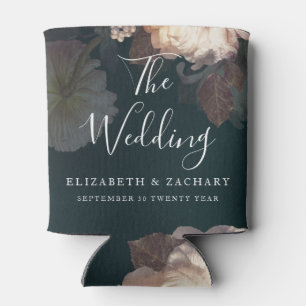 Antike Vintage romantische Blumenhochzeit Dosenkühler