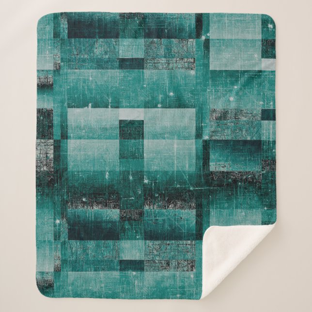 Antike Vintage Textur Hintergrundabstraktion, geal Sherpadecke (Vorderseite)