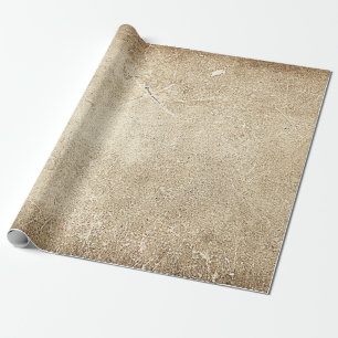 Antike Vintage-Textur Sepia-Rustikal-Dekupage Geschenkpapier