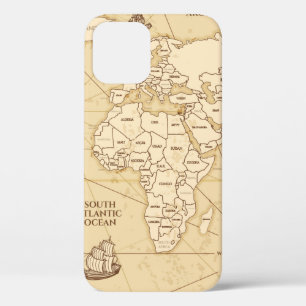 Antike Vintage-Weltkarte mit Ländergrenzen Case-Mate iPhone Hülle