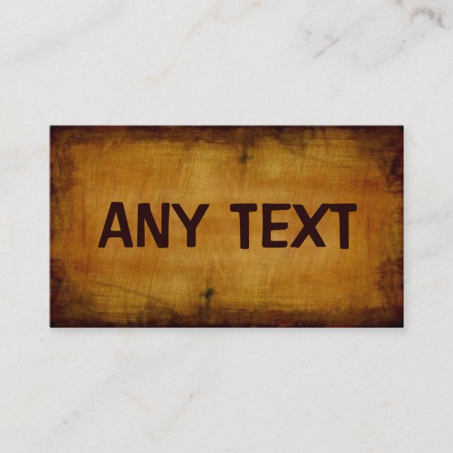 Antike Visitenkarte (Vorderseite)