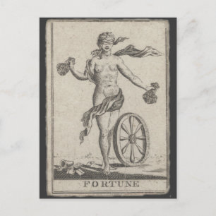 Antike Wahrsage-Tarot-Postkarte Postkarte