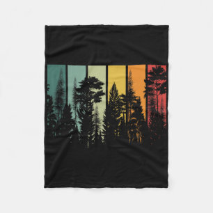 Antike Wald Bäume Outdoor Natur Wandern Camping Fleecedecke